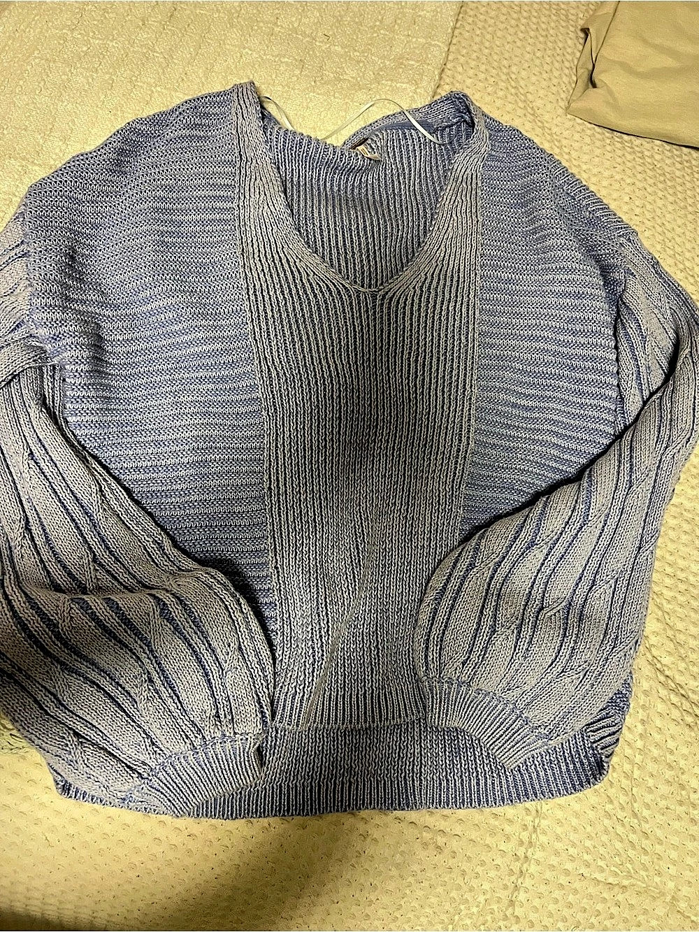 Free People Cableknit sweater